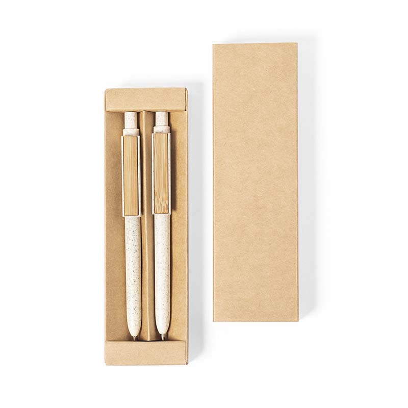 Ensemble de stylos en paille de blé - image 7